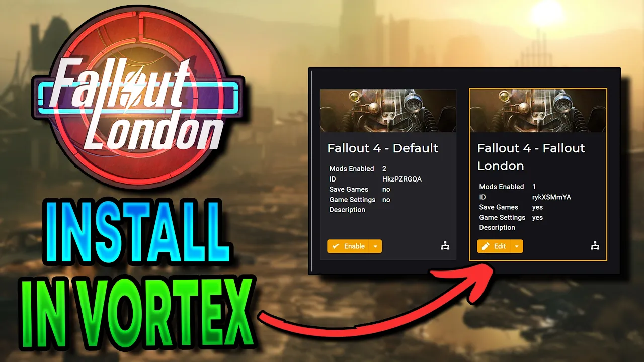 Fallout London - How To Install In Mod Manager! (Easy Downgrade & Install)